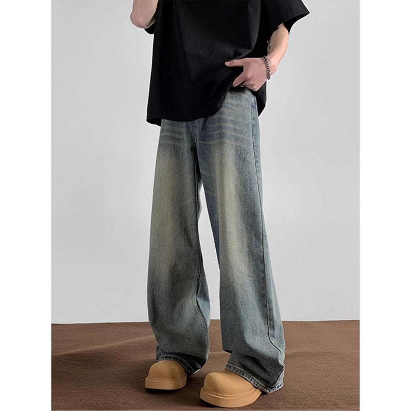 Unisex Classic Denim Jeans Loose Fit Daily Outdoor Wear - Image 3