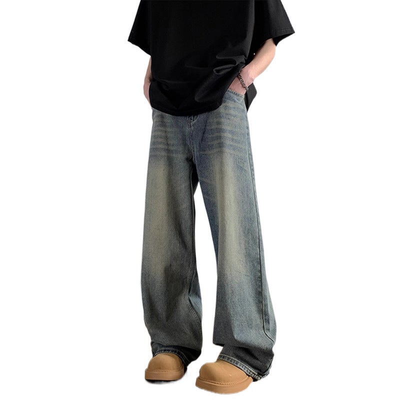 Unisex Classic Denim Jeans Loose Fit Daily Outdoor Wear - Image 5
