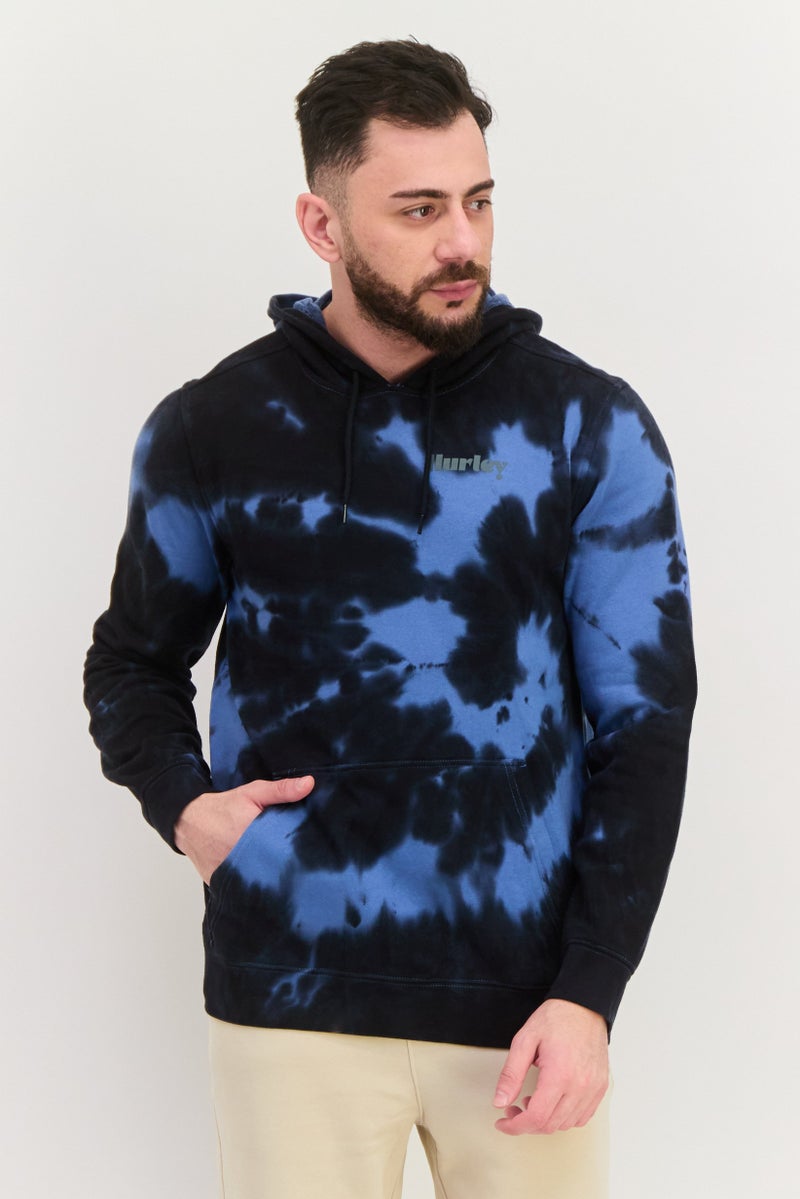 Hurley Men Sportswear Fit Long Sleeve Outdoor Sweatshirt, Blue  - Image 1