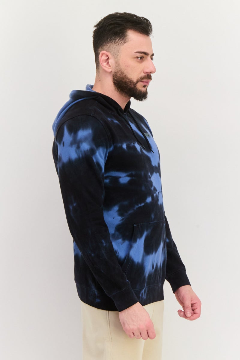Hurley Men Sportswear Fit Long Sleeve Outdoor Sweatshirt, Blue  - Image 2
