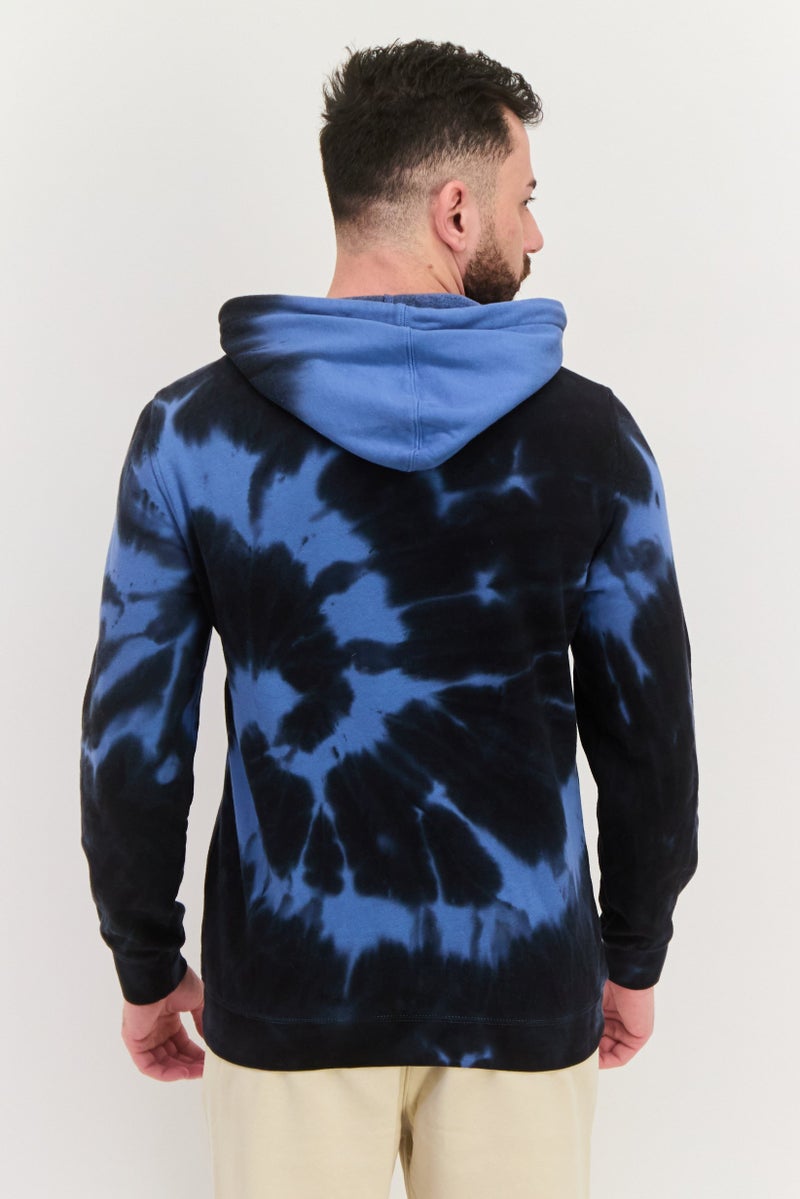 Hurley Men Sportswear Fit Long Sleeve Outdoor Sweatshirt, Blue  - Image 4