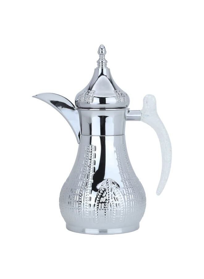 Alsaif Gallery Haila thermos, silver, engraved with crystal hand, 0.7 litres  - Image 1