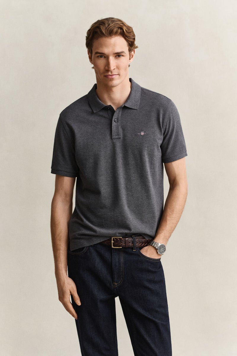 GANT Regular Shield Short sleeve Pique Polo - Image 1