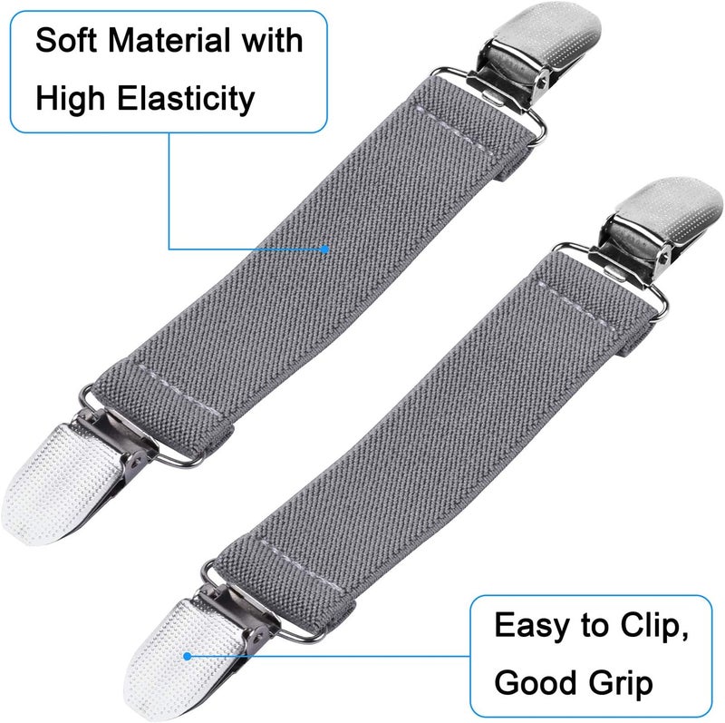 Wisdompro 2 Pairs of Glove Clips with Elastic Strap for Toddlers, Kids, Adults - Image 3