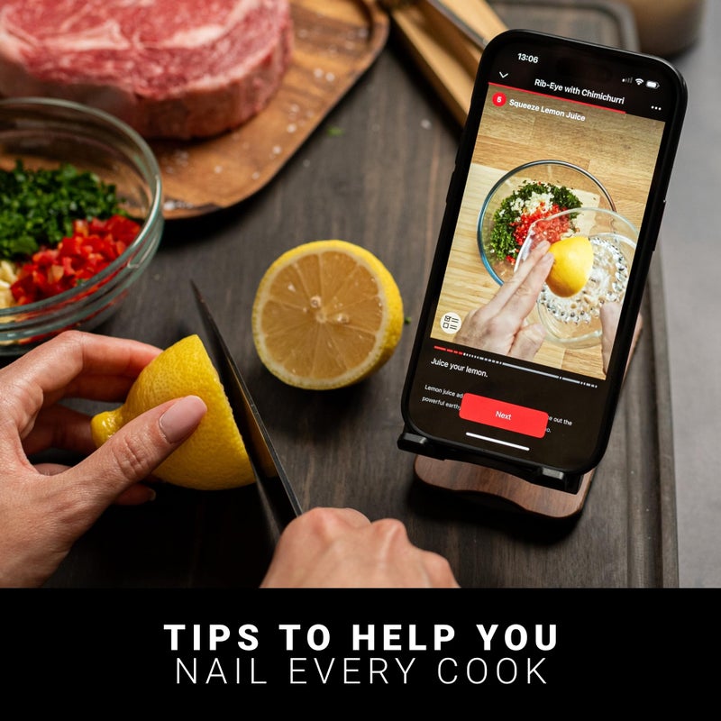 MEATER Plus: Smart Bluetooth Wireless Meat Thermometer Digital | BBQ, Grill, Oven, Smoker, Air Fryer, Kitchen | Perfect for Steak, Chicken, Turkey, and More | Delicious Recipes in App - Image 3
