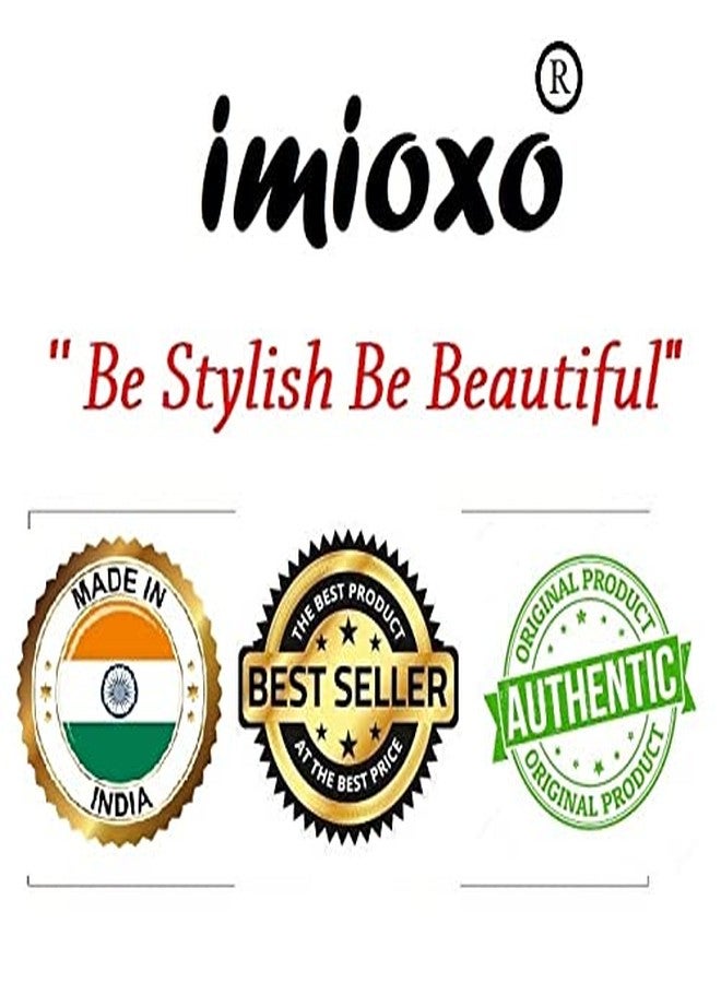 imioxo Multicolour Studded Indian Dress & Saree Pins | Safety Pins | Brooch for Women(Pack of 12) - Image 4