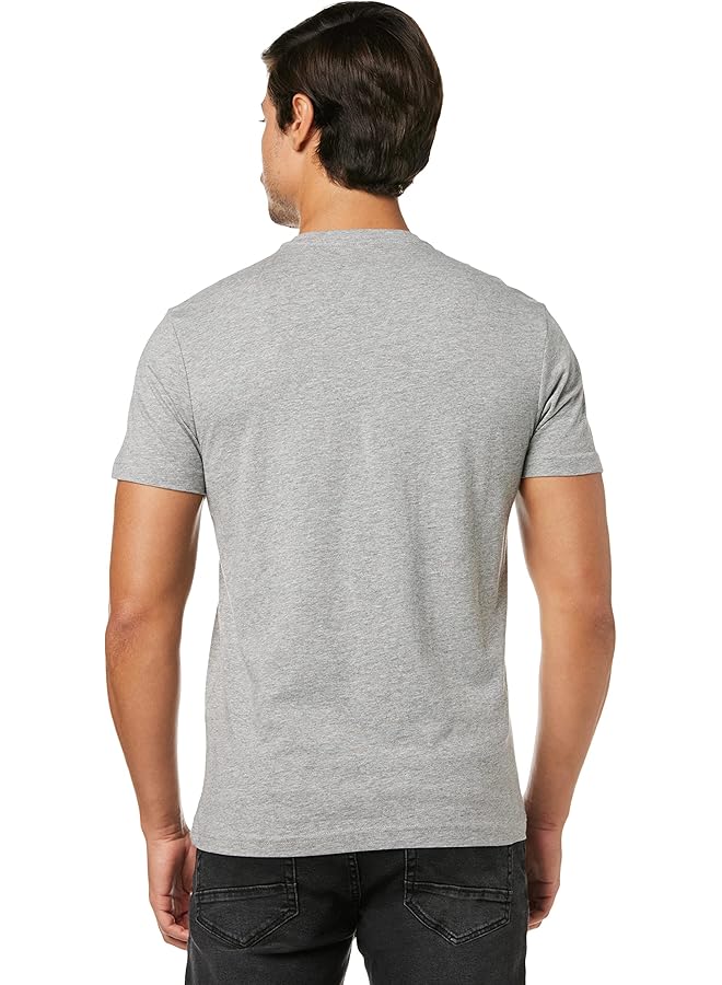 Red Tape Men Gray Melange 100% Cotton T Shirt S - Image 3
