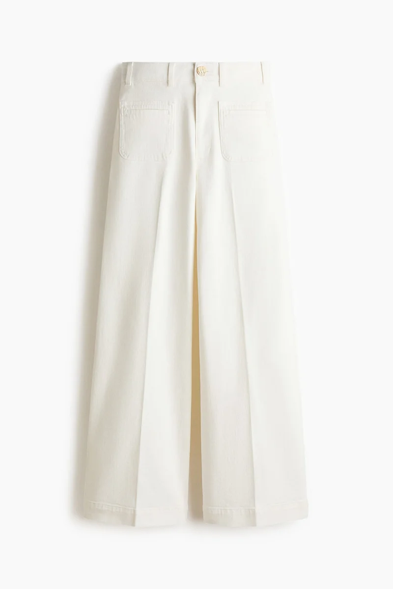 H&M  Wide High Jeans for Women | Best Price UAE