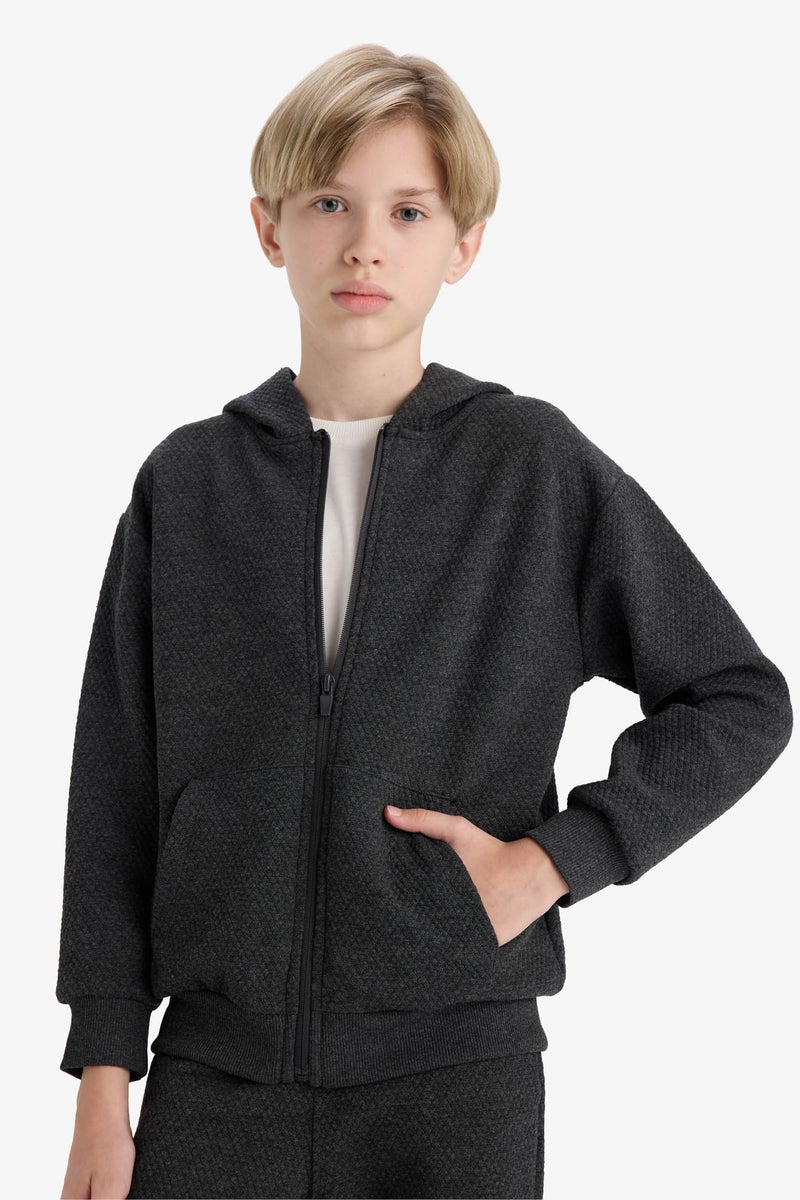 ديفاكتو كارديجان بغطاء رأس مناسب للأولاد - Image 1