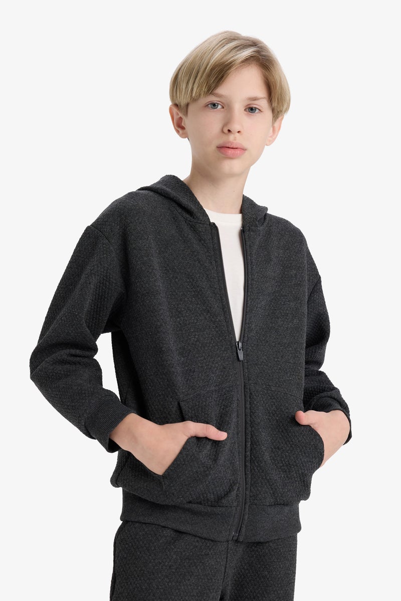 ديفاكتو كارديجان بغطاء رأس مناسب للأولاد - Image 5