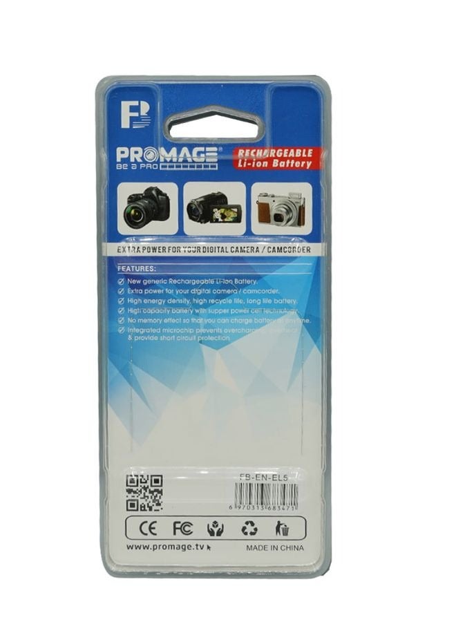 PROMAGE Rechargeable Battery Equivalent to EN-EL14 Plus – High-Capacity Li-ion Camera Battery for Nikon DSLR Cameras - Image 4