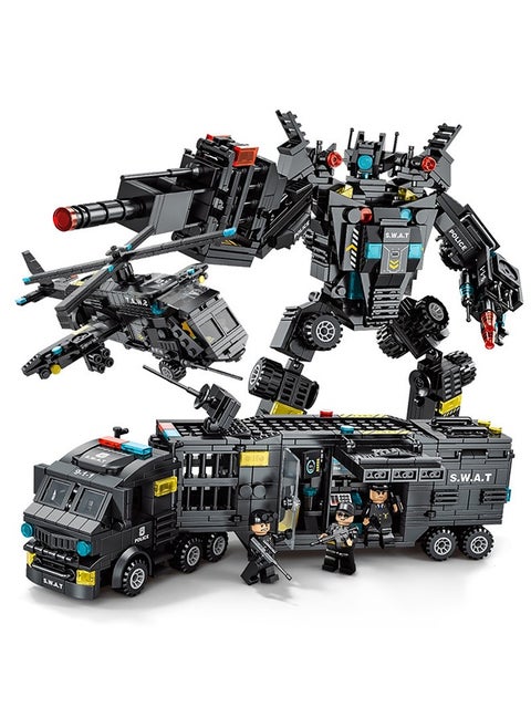 51-in-1 Robot Building Kit for Kids- Erector Set Educational Learning Building Bricks Truck Kit Engineering STEM Projects Construction Building Blocks Toys Gifts for Boys Kids