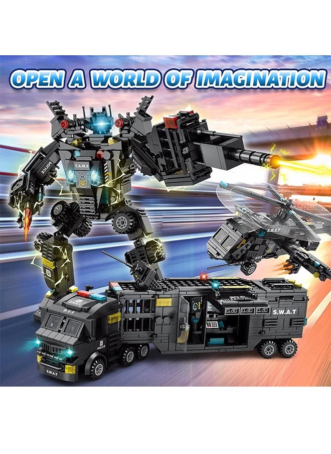Bukela - 51-in-1 Robot Building Kit for Kids- Erector Set Educational Learning Building Bricks Truck Kit Engineering STEM Projects Construction Building Blocks Toys Gifts for Boys Kids - Image 1