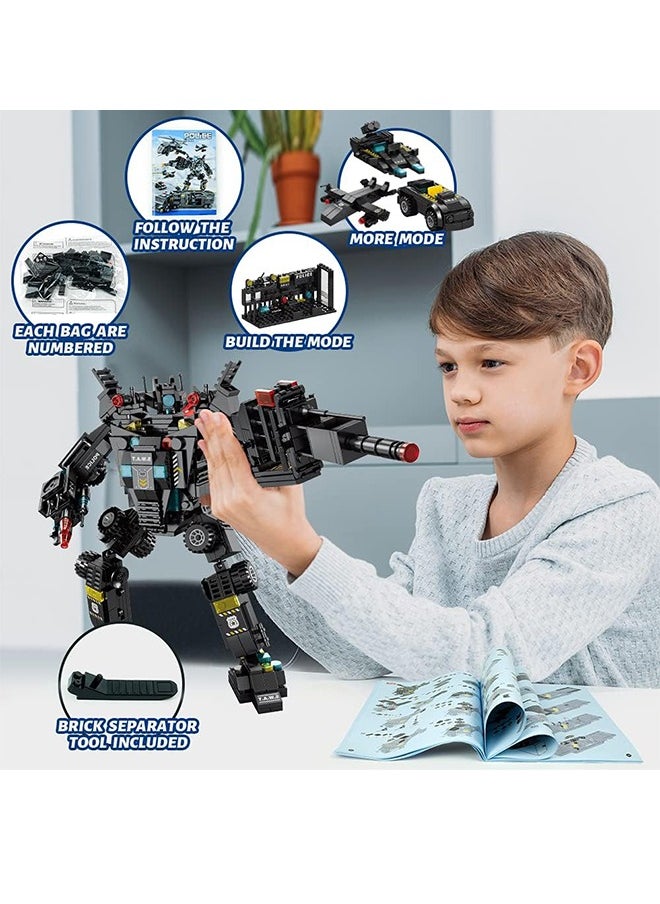 Bukela - 51-in-1 Robot Building Kit for Kids- Erector Set Educational Learning Building Bricks Truck Kit Engineering STEM Projects Construction Building Blocks Toys Gifts for Boys Kids - Image 1