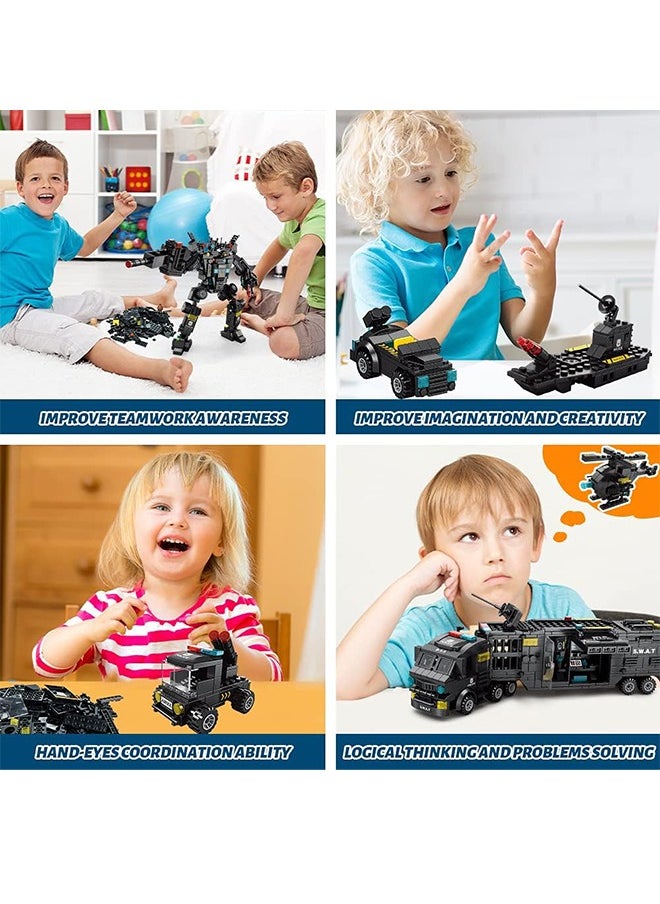 Bukela - 51-in-1 Robot Building Kit for Kids- Erector Set Educational Learning Building Bricks Truck Kit Engineering STEM Projects Construction Building Blocks Toys Gifts for Boys Kids - Image 1