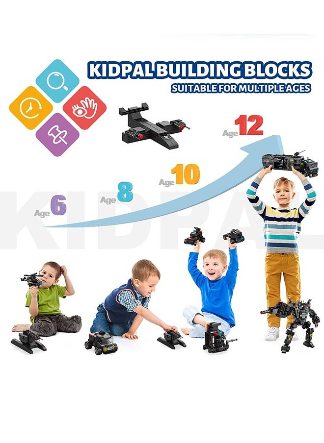 Bukela - 51-in-1 Robot Building Kit for Kids- Erector Set Educational Learning Building Bricks Truck Kit Engineering STEM Projects Construction Building Blocks Toys Gifts for Boys Kids - Image 1