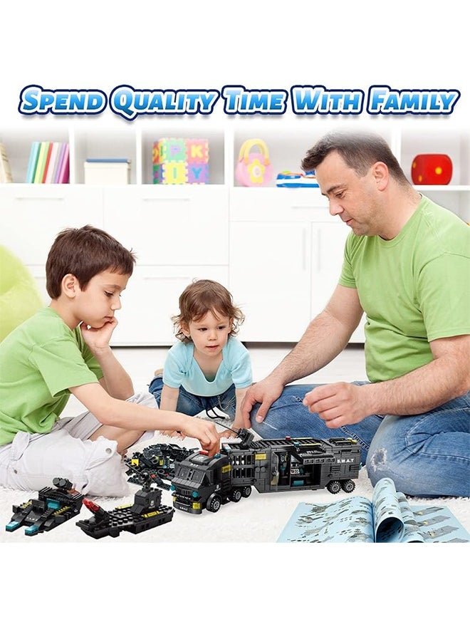 Bukela - 51-in-1 Robot Building Kit for Kids- Erector Set Educational Learning Building Bricks Truck Kit Engineering STEM Projects Construction Building Blocks Toys Gifts for Boys Kids - Image 1