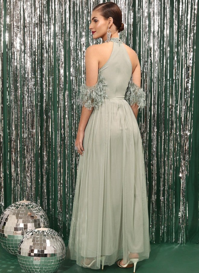 STREET 9 Embellished A-Line Dress for Women - Image 4
