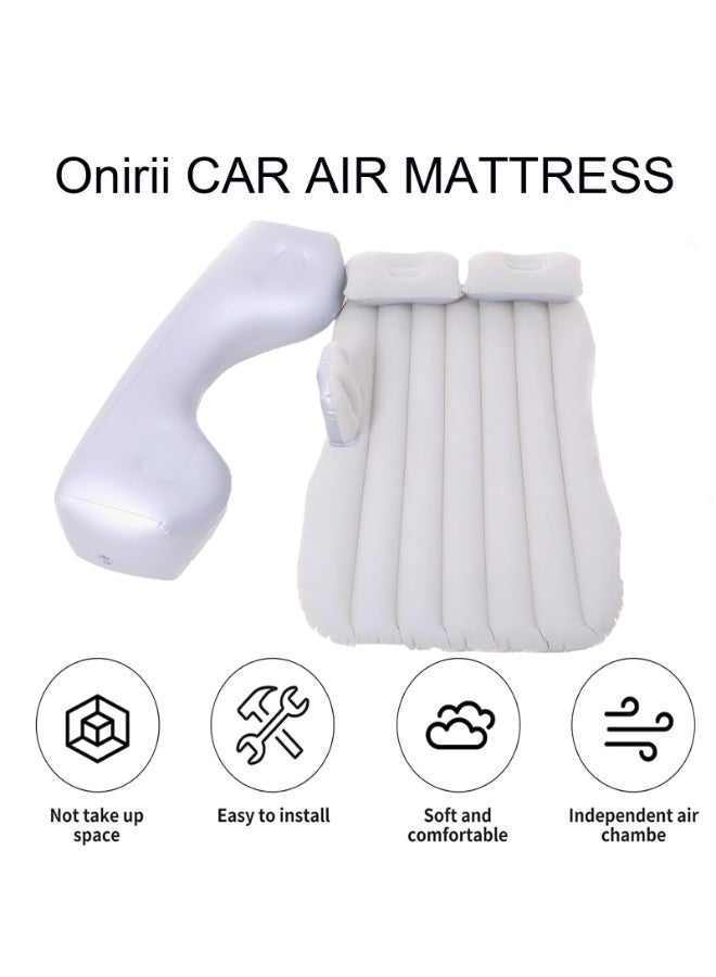 Car Inflatable Air Mattress - Universal Car Bed for Rear Seats - Portable Camping and Travel Airbed - Perfect for Family Outings and Naps - Quick Inflation and Deflating - Image 4
