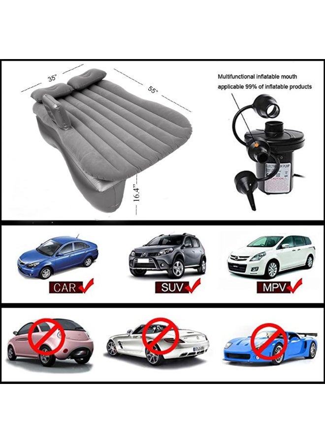 Car Inflatable Air Mattress - Universal Car Bed for Rear Seats - Portable Camping and Travel Airbed - Perfect for Family Outings and Naps - Quick Inflation and Deflating - Image 3