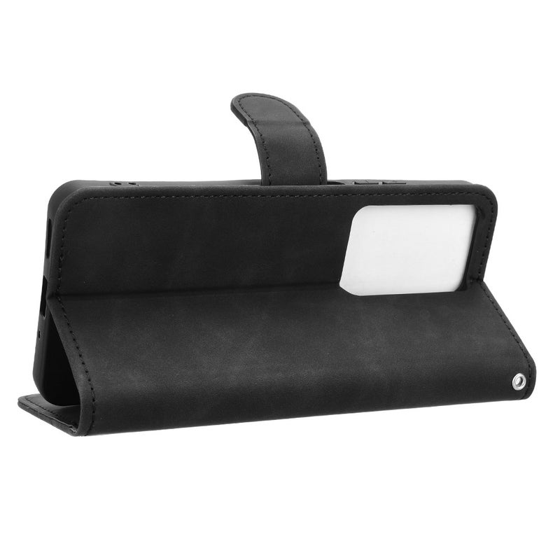 HuHa Case Cover For Realme C75 4G Skin Feel Magnetic Flip Leather Phone Case(Black) - Image 5