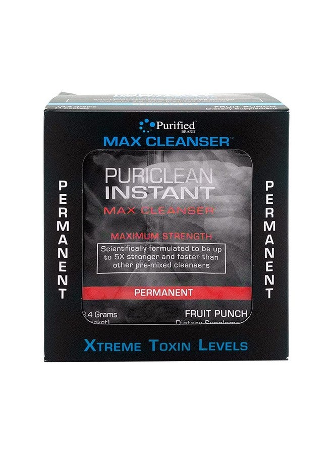 Wellgenix Puriclean Instant Max Cleanser - 7 Day Detox, Fruit Punch Flavor Powder, Full Body System Cleanse, Premium Toxin Removal for Liver, Urinary Tract, Kidney, & Digestive System, 7 Packets - Image 1