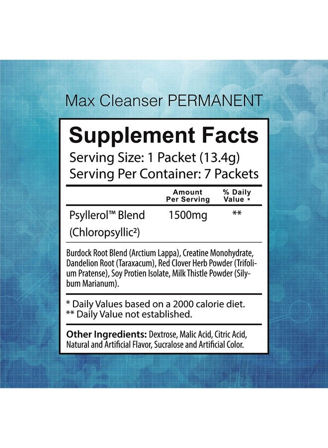 Wellgenix Puriclean Instant Max Cleanser - 7 Day Detox, Fruit Punch Flavor Powder, Full Body System Cleanse, Premium Toxin Removal for Liver, Urinary Tract, Kidney, & Digestive System, 7 Packets - Image 2