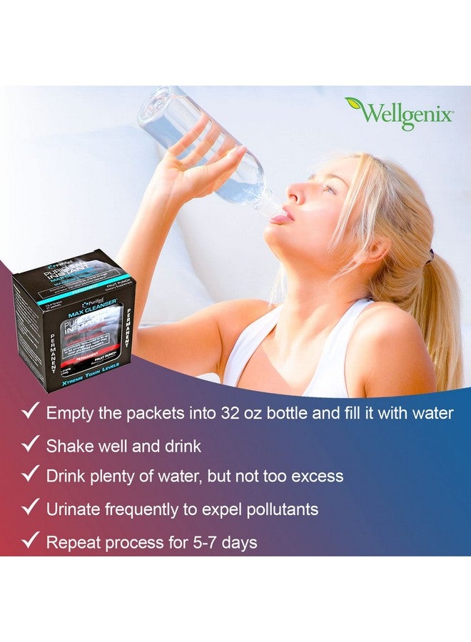 Wellgenix Puriclean Instant Max Cleanser - 7 Day Detox, Fruit Punch Flavor Powder, Full Body System Cleanse, Premium Toxin Removal for Liver, Urinary Tract, Kidney, & Digestive System, 7 Packets - Image 4