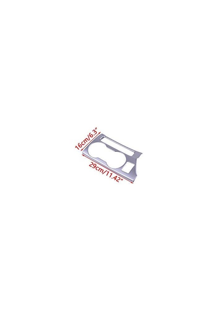 Wivplex Silver Car Cup Holder Cover Trim for Corolla - Image 2