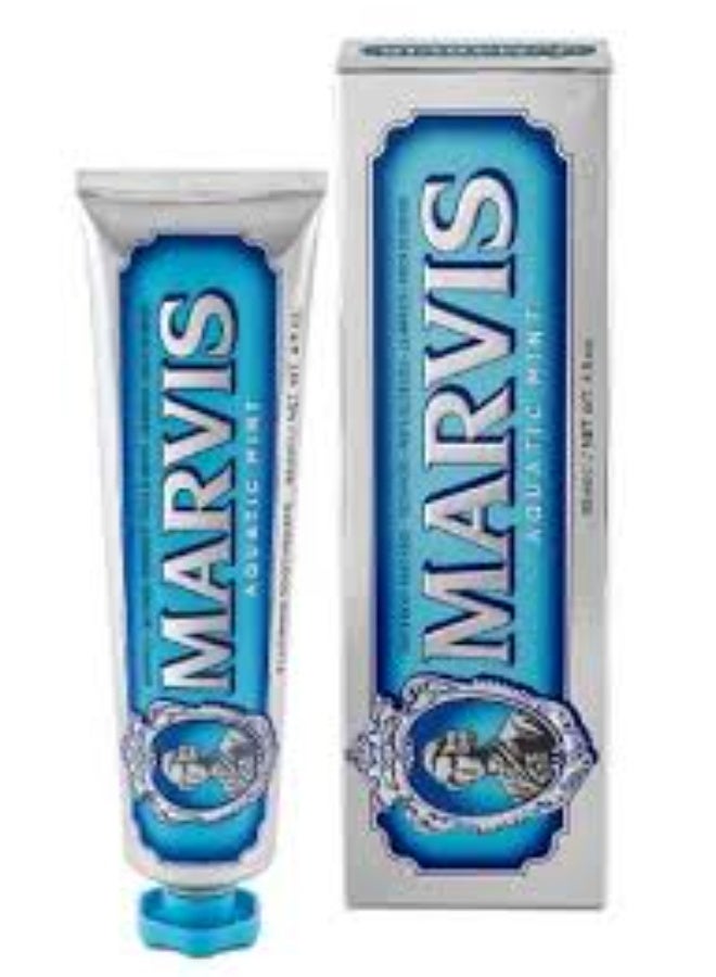 Marvis Aquatic Mint Toothpaste 85ml - Image 2
