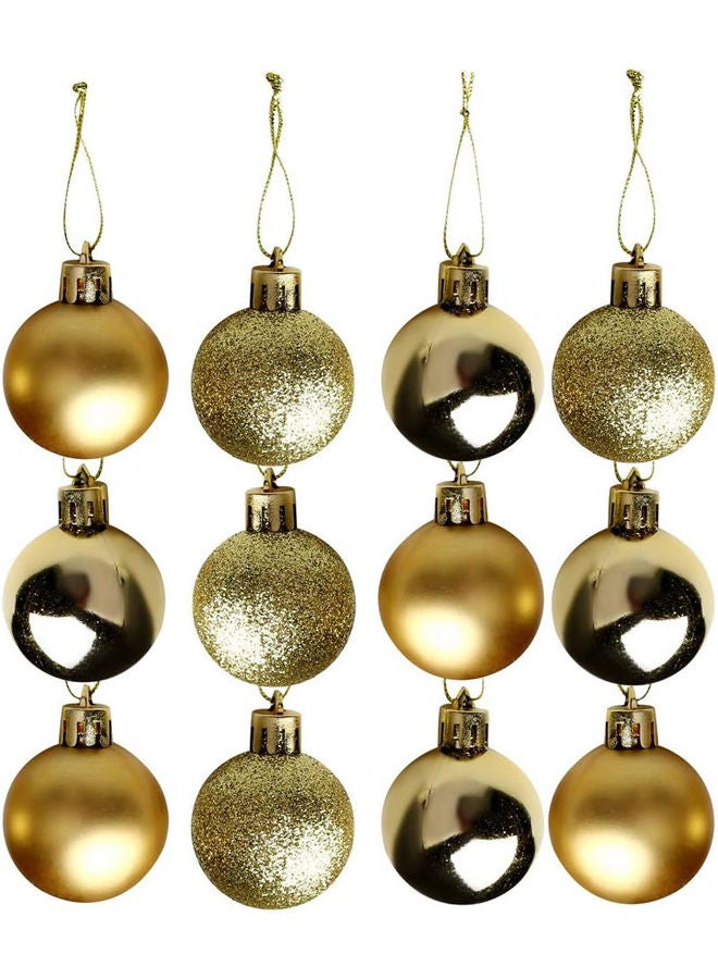 Christmas Baubles For Christmas Tree 24 Pcs
