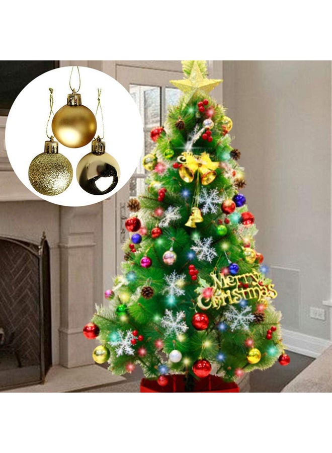 Christmas Baubles For Christmas Tree 24 Pcs