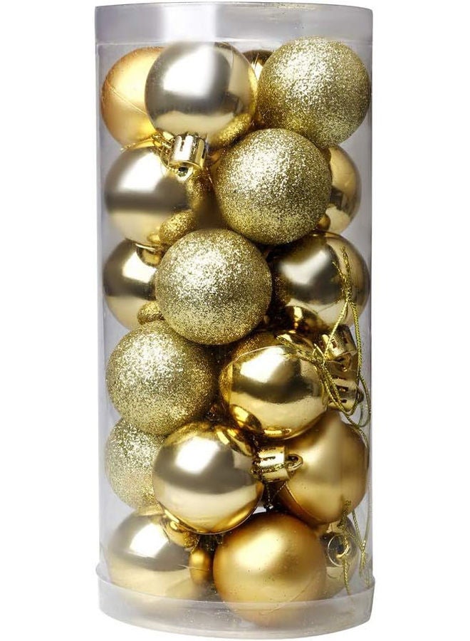 Christmas Baubles For Christmas Tree 24 Pcs