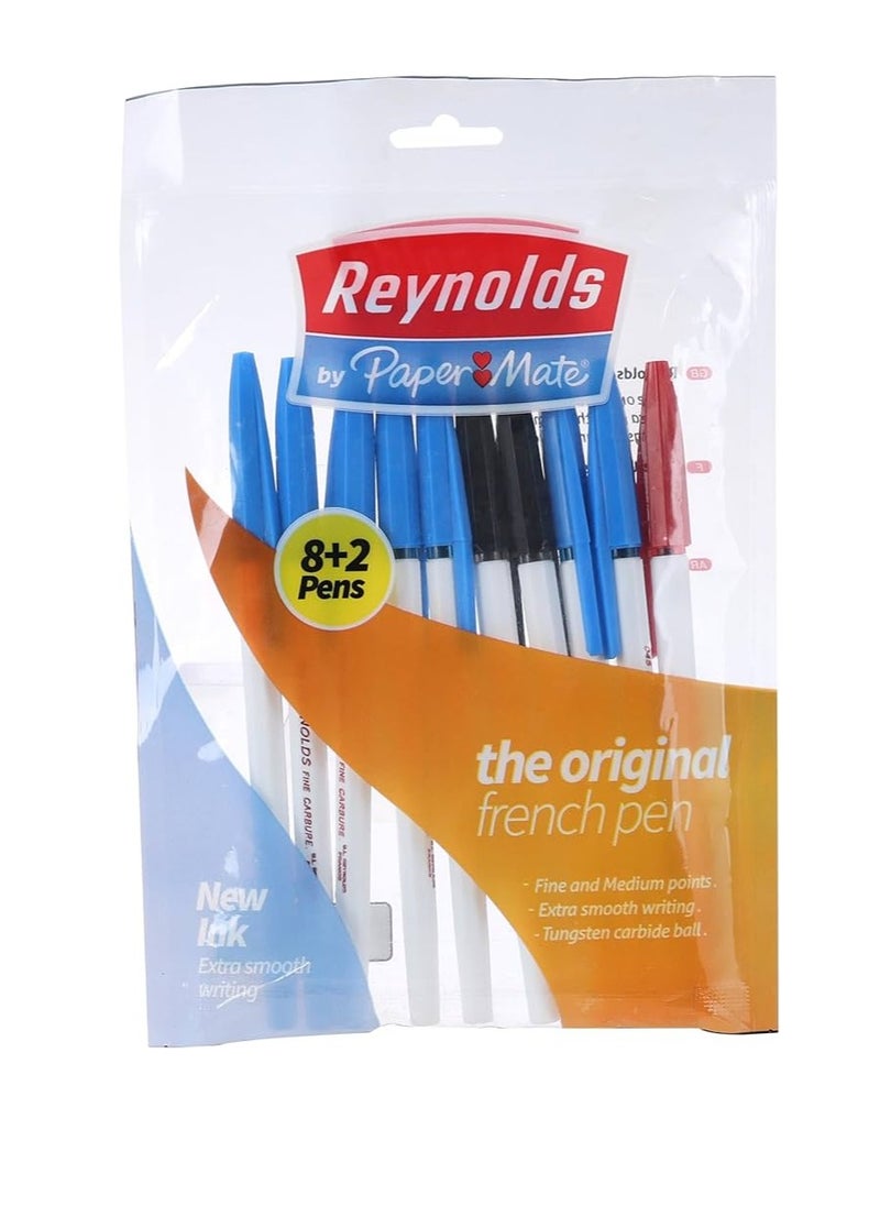 Reynolds REYNOLDS BALL PEN 045 Poly Bag [10 pens] 
