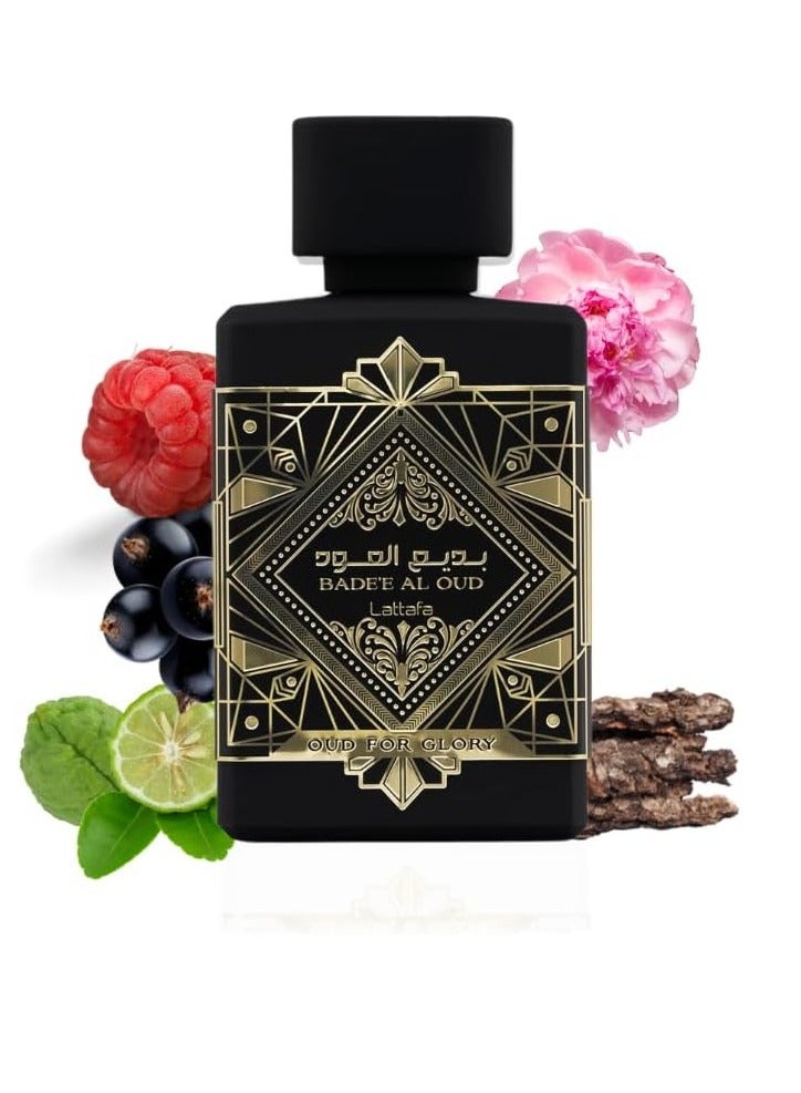 Lattafa Oud For Glory Badee Al Oud Eau De Parfum 100 ml - Image 3