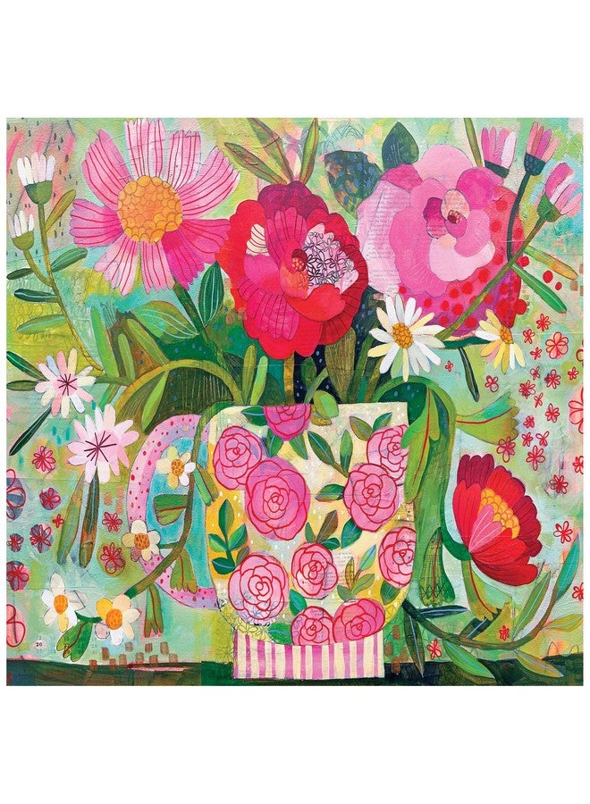 RoseArt - Soft Touch - Cup Full of Rosie - 1000 Piece Jigsaw Puzzle, Vibrant Flower Art Puzzle for Adults - Made in USA - Image 2