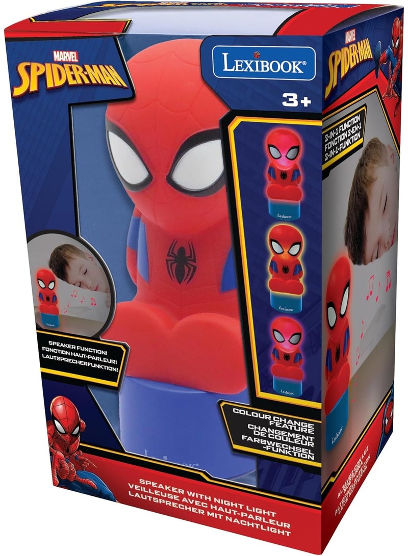 Lexibook Spiderman Night Light With Speaker - Image 2