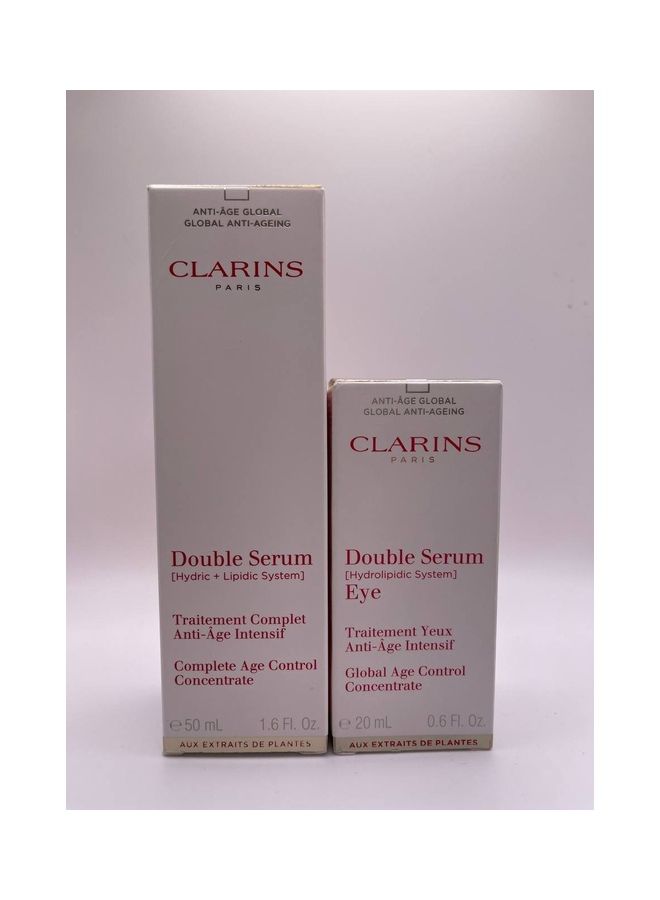 CLARINS Special Offer Clarins Double Serum Complete Age Control Concentrate 50ml And Clarins Double Serum Eye 70.0ml - Image 2