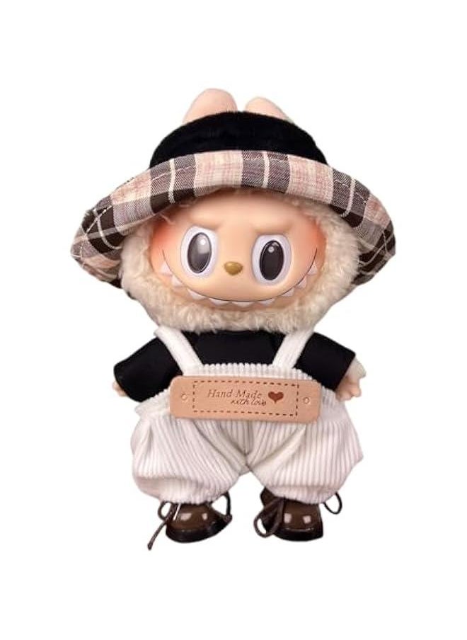 Arabest Labubu Clothes, Labubu Doll Accessories, Labubu Outfit Set Suitable for 17cm Doll, Clothes for Labubu Keychain, Stylish Labubu Outfit Replacement  - Image 1