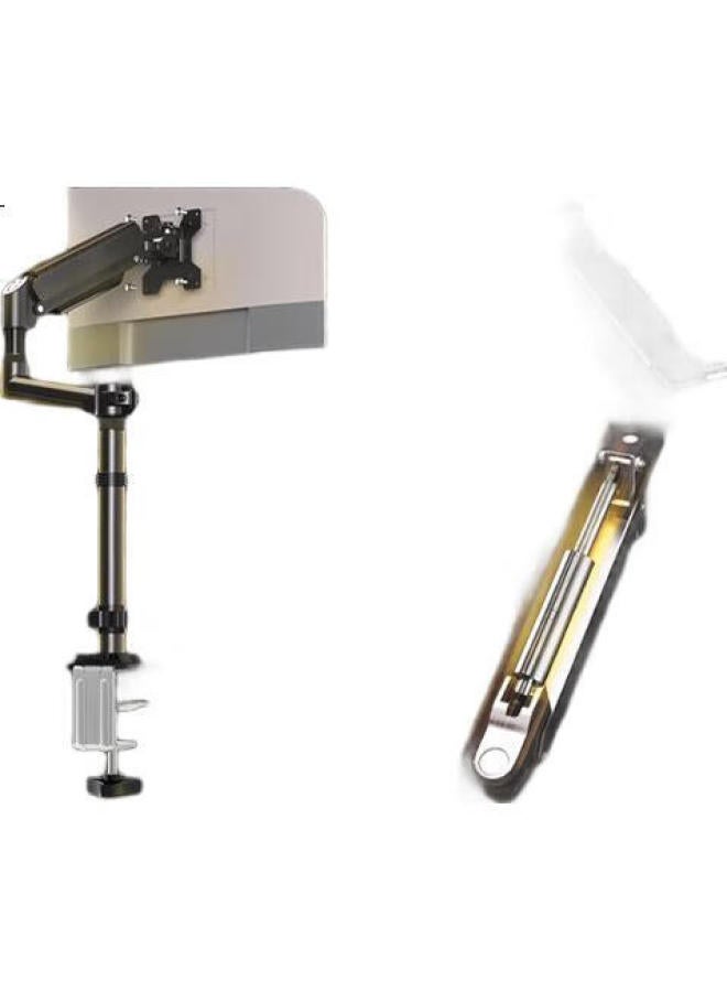 Atscore Monitor Stand [Dual-Use For Vertical And Horizontal Positioning], Computer Mechanical Arm Stand, Desktop Adjustable Stand, Rotatable Arm, Computer Riser, Screen Support For 13-32 Inches - Image 1