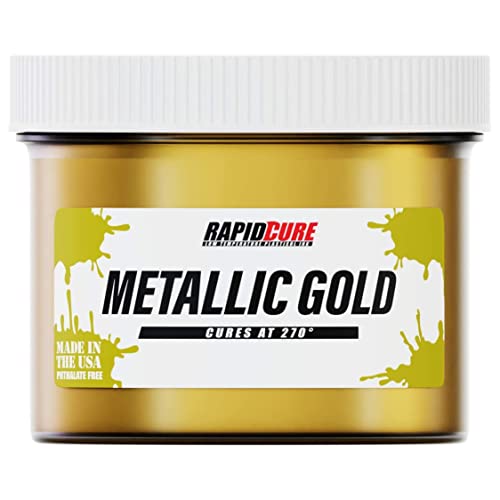 Screen Print Direct Rapid Cure® Screen Printing Ink Gold (Pint - 16oz.) - Plastisol Ink for Screen Printing, Fast Curing Fabric Paint - Screen Print Direct®, USA Made - Image 1