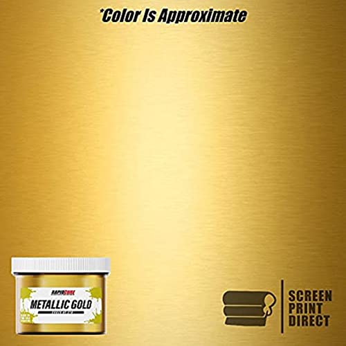 Screen Print Direct Rapid Cure® Screen Printing Ink Gold (Pint - 16oz.) - Plastisol Ink for Screen Printing, Fast Curing Fabric Paint - Screen Print Direct®, USA Made - Image 3