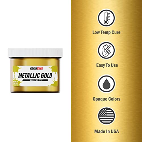 Screen Print Direct Rapid Cure® Screen Printing Ink Gold (Pint - 16oz.) - Plastisol Ink for Screen Printing, Fast Curing Fabric Paint - Screen Print Direct®, USA Made - Image 2