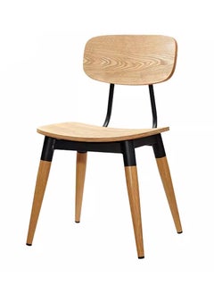 LANNYHOME Jeffcoco Furniture Dining Chair,Yellow Brown Wood Chair For Dining Table,Kitchen Furniture,Reading Chair (Plain 1 piece))  - Image 1