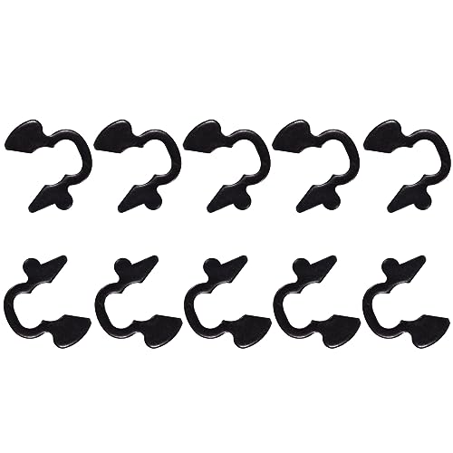 BEONEO 4l60e 4l80e For Chevy Silverado Shift Cable Clip Chevrolet Tahoe Impala GM GMC Sierra Gearbox Transmission Shifter Cable Retainer Clips E-Clip Metal With Black Coating Allison 4l60e 10PCS - Image 1