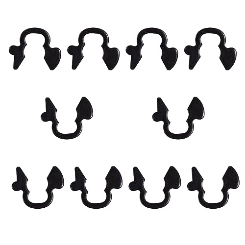 BEONEO 4l60e 4l80e For Chevy Silverado Shift Cable Clip Chevrolet Tahoe Impala GM GMC Sierra Gearbox Transmission Shifter Cable Retainer Clips E-Clip Metal With Black Coating Allison 4l60e 10PCS - Image 2