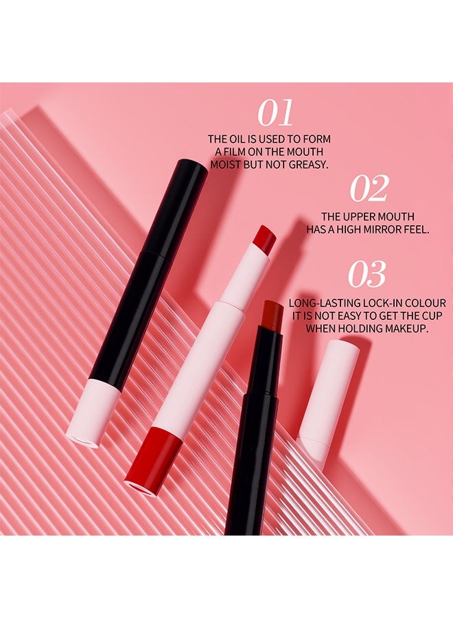OCHEAL Mirror Velvet Lip Jelly,Jelly Glossy Lipstick, Long Lasting Moisturizing Tinted Lip Balm, Plumping Water Lip Glaze ,Mirror Liquid Lipsticks Brighten Plumping Lipstick 03#ROSE PINK - Image 4