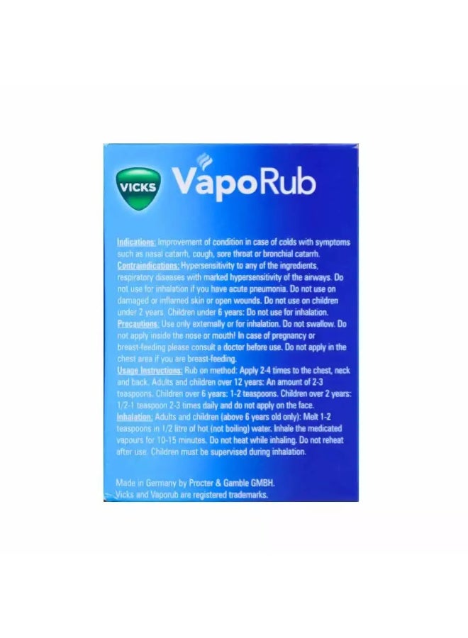 Vicks Vapo Rub Ointment For Cold Relief Bigger Size- 100gms - Image 5