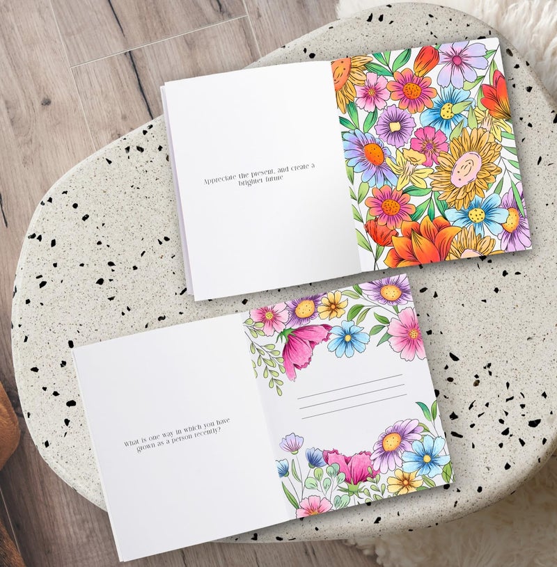 ZICOTO Beautiful Adult Coloring Book Set of 2 for Relaxation - Gratitude and Mindfulness Books with Inspirational Quotes Making it a Great Gift - Perfect Stress-Relieving Books Fun to Color for Women - Image 5