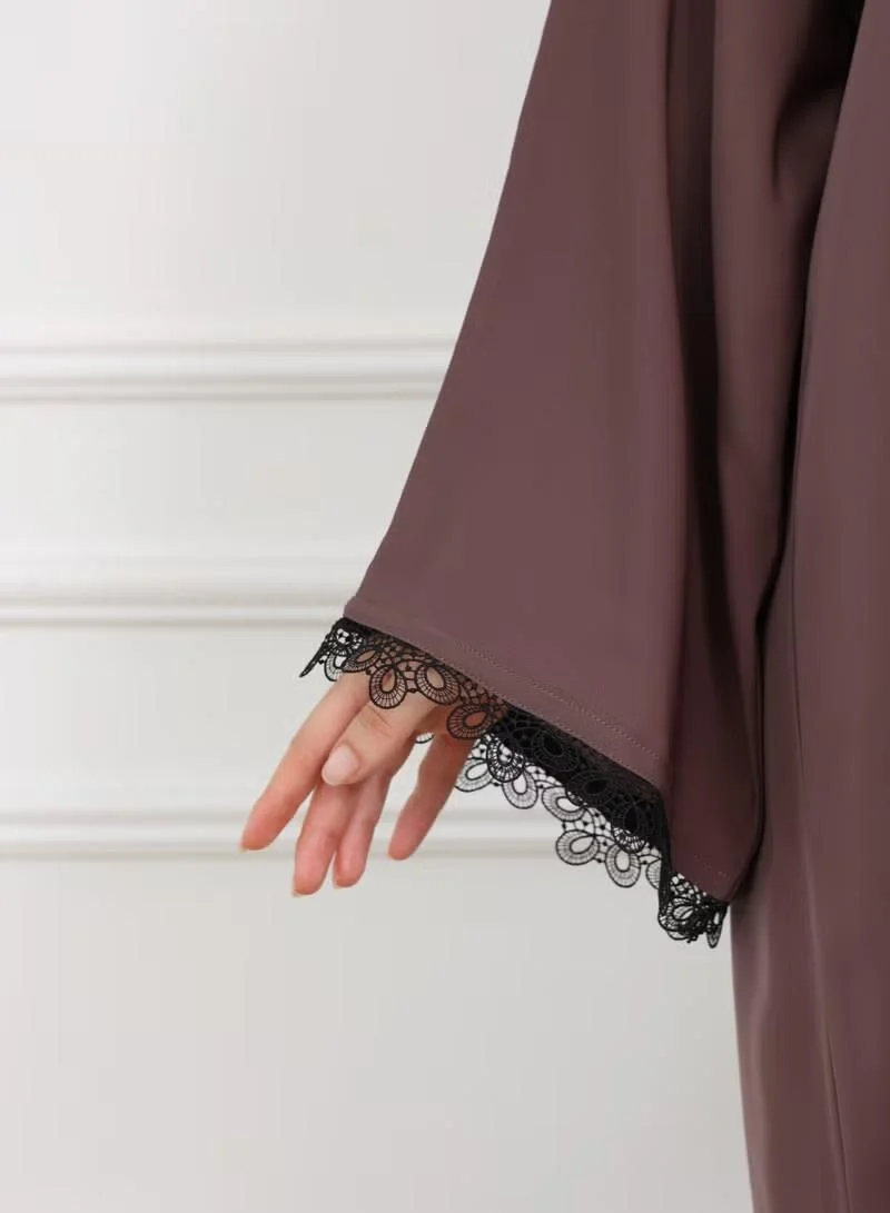 Nikias Nikias Nida Abaya With Folded Band